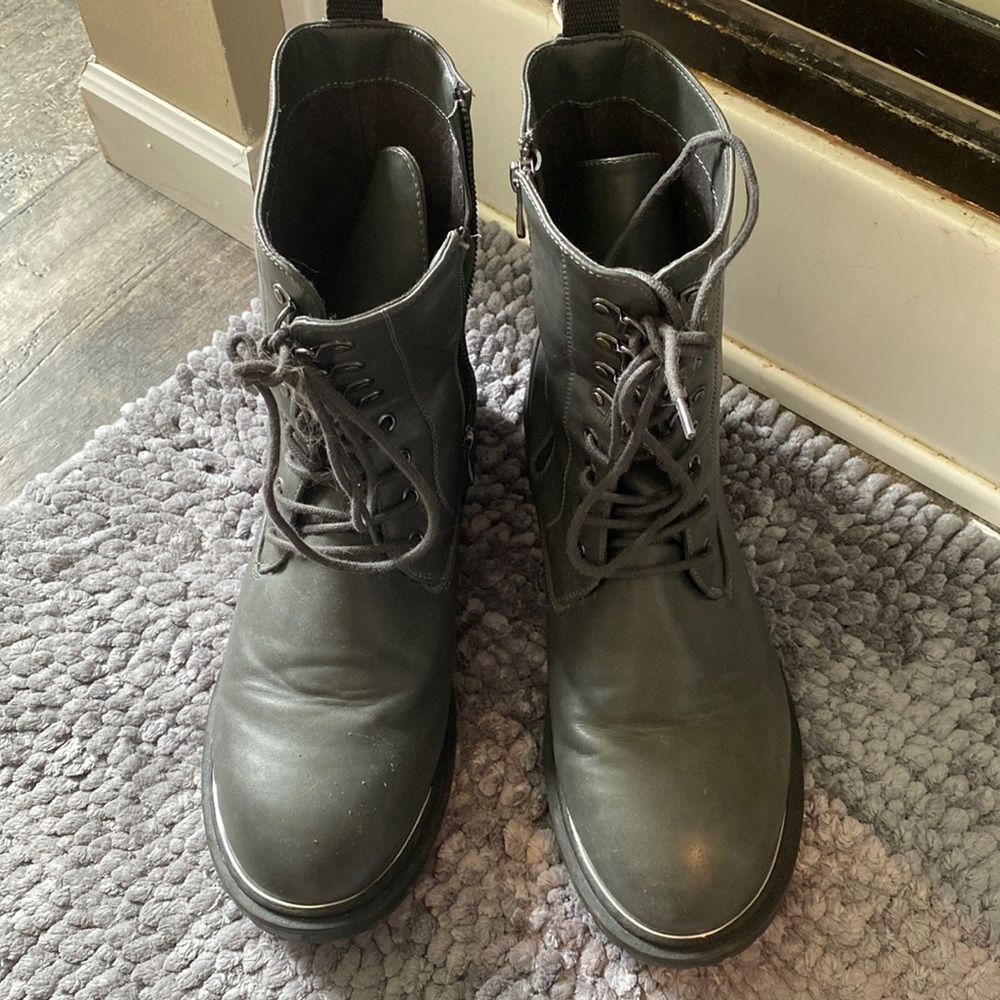 Torrid gray boots size 12